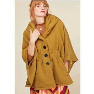 Steve Madden Hooded Cape Coat